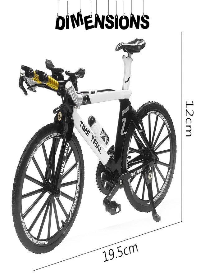 Bluebell 1:8 Scale Die Cast Racing Bicycle Toy for Kids - The Alloy Metal Off-Road Decorative Showpiece Realistic Design Bike Features Moveable and Rotating Handle, Wheels, Pedals (RRandom color sent) - Image 2